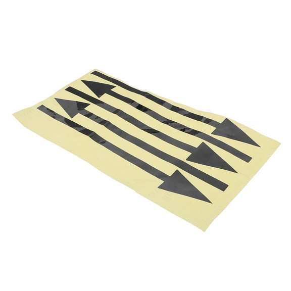 OULII 5-Pack Large Black Self-Adhesive Arrow Stickers for Mailbox Directional Signs, PVC, High Visibility Outdoor Use