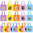 thumbnail image 1 of Bolsas de Regalo de Fiesta de Gato para Gatos Temática de Cumpleaños de Mascotas, 1 of 7