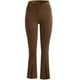 thumbnail image 4 of Puntoco - Pantalones acampanados para mujer, mallas de entrenamiento de cintura alta, elásticos, no transparentes, con control de barriga, pantalones de yoga con corte de bota Puntoco Puntoco-6062, 4 of 5