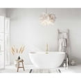 thumbnail image 2 of Elegant Kitchen & Bath BT30359GW-BGD 59 in. Bathtub with Brushed Gold Trim - Glossy White, 2 of 8
