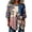 a-437Blue96, variant on Womens Independence Day Round Neck Short Sleeve Patriotic Pattern Blouse With Button Front Drawstring Waist Casual Loose Fit Shirt For Summer Outings Holiday Wear Holiday Top