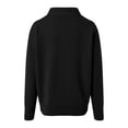 thumbnail image 4 of vigerkar Women's Sweaters Casual Long Sleeve Pullover V Neck Lightweight Sweatshirts Cute Blouse Tops (Black, 5XL), 4 of 6
