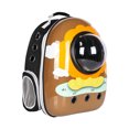 thumbnail image 1 of Mochila Transporte Gato Carrier Pet Backpack Transpirable Pet Outing Bag Space Pet Mochila (marrón claro) Likrtyny Libre de BPA, 1 of 8