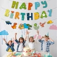 thumbnail image 2 of Banderín de feliz cumpleaños de dinosaurio, banderines para fiestas infantiles, banderines de cumpleaños con temática de dinosaurios, 2 of 5