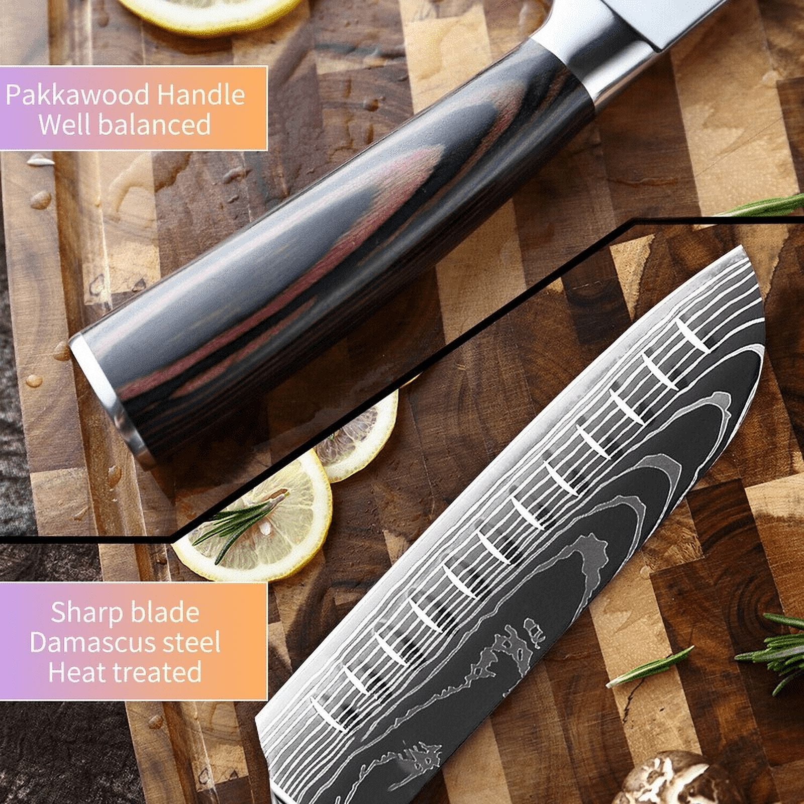 Ytuomzi Meat Cleaver 7 Inch Chef Knife, German High Carbon Stainless Steel  Cleaver Knife Kitchen Knife with Ergonomic Handle for Home Butcher's Knife  for Kitchen and Restaurant (7-inch Cleaver) price in Saudi