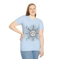 thumbnail image 5 of Celestial Sun Graphic Tee with Boho Vibes - Color Options Available, 5 of 8