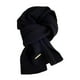 thumbnail image 1 of Bufanda larga para hombre y mujer, cómoda, regalo de aniversario, bufanda de punto de 59 pulgadas , Negro, 1 of 8