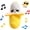 A, variant on New Sensor Music Doll, Stuffed Doll Fruit Shape Happy Interaction Touch Sensitive Rich Sound Entertainment, 3 Modes, Parent-Child Interaction Fruit Sensor Beat Plush (Banana)