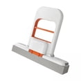 thumbnail image 1 of 2 Mini Trapeadores De Limpieza De Mano Autoapretables, Súper Absorbentes Para Espejos De Baño, Blanco Y Naranja, 1 of 8