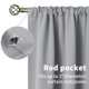 thumbnail image 4 of Cortinas BgMent, cortas, color gris claro, 115 x 114 cm, con bolsillo para barra, 2 paneles, 4 of 6