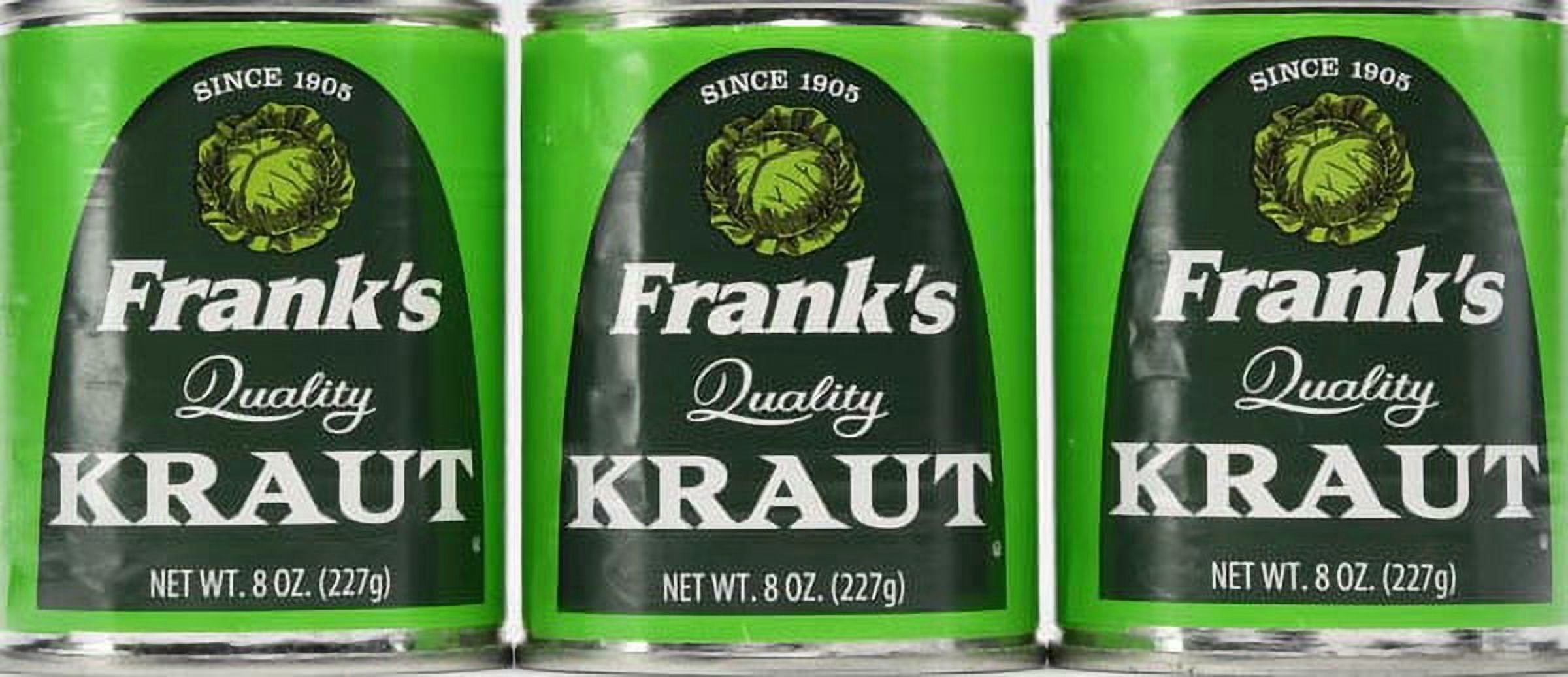 Frank's Quality Shredded Sauerkraut, 8 Oz Can