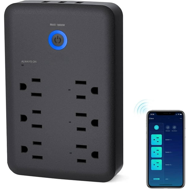 Gosund Smart Plug Power Strip, WiFi Surge Protector Work with Alexa