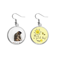 thumbnail image 1 of La acción de disparar animales gracioso gato Pendiente Sol Flor Pendiente Joyas Moda Unbranded M, 1 of 3