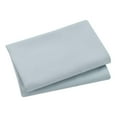 thumbnail image 3 of Hotel Style Blue Lyocell & Linen Blend Percale Pillowcases, Standard/Queen (2 Count), 3 of 6