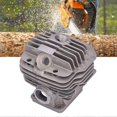 thumbnail image 5 of 52mm Cylinder Piston Crankshaft Paper Gasket Piston Kit Replacement for Stihl MS440 044 Chainsaws, 5 of 5