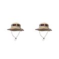 thumbnail image 4 of Sonducket Sombrero de pesca de poliéster, reemplazo Vintage para hombres y mujeres, cordón a prueba de sol para exteriores, gorra fácil de Caqui claro 2piezas, 4 of 6
