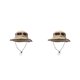 thumbnail image 4 of Sombrero de pesca Minnieouse poliéster estilo japonés unisex Caqui claro 2piezas, 4 of 6