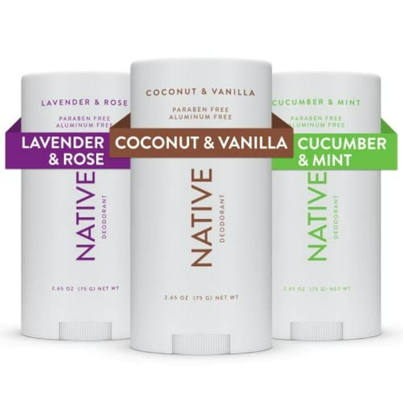 Native Deodorant Contains Naturally Derived Ingredients, 72 Hour Odor Control | Deodorant for Women and Men, Aluminum Free with Baking Soda, Coconut Oil and Shea Butter