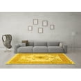 thumbnail image 3 of Ahgly Company Indoor Rectangle Medallion Yellow Traditional Area Rugs, 5' x 8', 3 of 4