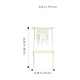 thumbnail image 2 of OULII Hanging Shelves Cotton Thread Rectangular Storage for Study 1Pack, 2 of 7