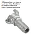 thumbnail image 5 of Unique Bargains 1' Hose End Barbed Claw Quick Connector Air Hose Coupling Fitting Silver, 2Pcs, 5 of 5