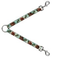 thumbnail image 1 of Buckle-Down Leash Splitter - Dachshund in Shades w Palm Trees - 1" Wide - 30" Length, 1 of 1