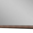 thumbnail image 4 of Transitional Style Wooden Wall Mirror with Beveled Edges, Espresso- Saltoro Sherpi, 4 of 5