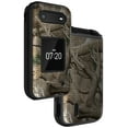 thumbnail image 1 of Case for Nokia 2760 2780 Flip Phone, Nakedcellphone [Outdoor Camouflage] Slim Hard Shell Protector Cover with Grid Texture - Tree Leaf Real Woods Camo Design, 1 of 7