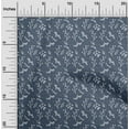 thumbnail image 1 of oneOone Cotton Cambric Grayish Blue Fabric Florals Sewing Material Print Fabric By The Yard 56 Inch Wide, 1 of 4