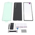 thumbnail image 2 of Front Outer Lens Glass Screen, Adhesive Back Glass Cover Replacement Housing Door Anti Scratch  for Phone Black,Silver, 2 of 7
