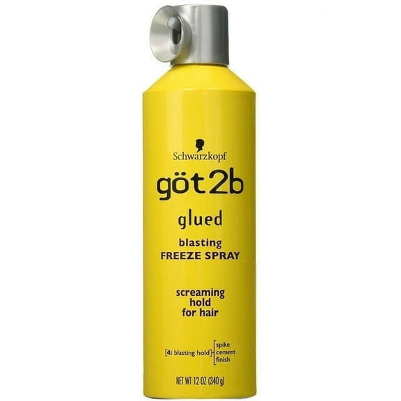 Glued Blasting Freeze Hair Spray By Got2b 12 Oz Strong Hold Unisex Adult