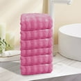 thumbnail image 4 of Juego de toallas faciales y de mano de algodón - Mezcla de poliéster suave, absorbente y respetuosa con la piel | Toallas de baño de secado rápido para adultos | Paquete de 6 colores variados | 29,5, 4 of 6