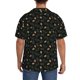 thumbnail image 3 of Balery Pine Cone Woodland Pattern Camisa Casual de Manga Corta con Botones para Hombre, Texturizada, Estilo Cubano, para Playa, Verano-Large, 3 of 5