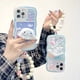 thumbnail image 2 of Sanrio-pulsera con textura de onda Cinnamoroll con soporte, fundas de teléfono para Samsung S22 Ultr S21 S20 FE A71 A52 5G A53 5G Note 20 Fivean unisex, 2 of 2