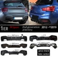 thumbnail image 2 of Difusor de alerón de parachoques trasero de carbono negro para BMW 2012-2019 F20 F21 Hatchback 118i 120i 125i M135i M140i (solo M Sport), 2 of 5
