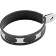 thumbnail image 2 of Helix Racing Exhaust Clamp 210-2705 4 Inch x 5 Inch Diameter; Band Clamp; Oval Shape; Stainless Steel; Single; With High Temp Silicone Insulator, 2 of 2