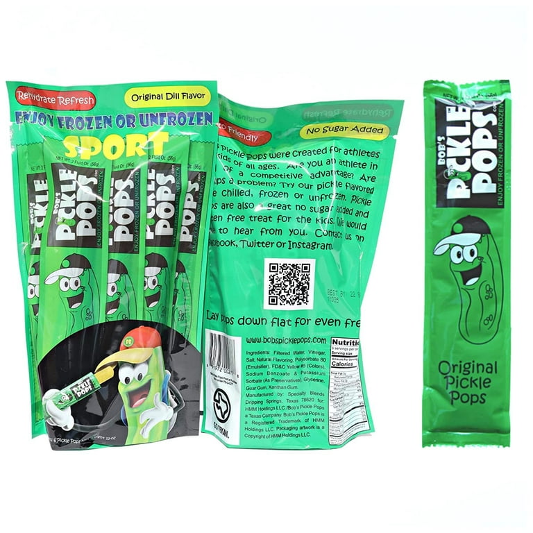 Bobs Pickle Pops Mucho Macho Chamoy - Electrolytes Freezer Pops