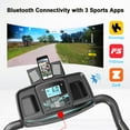 thumbnail image 4 of Ksports Tapis Roulant de Réadaptation Avancé Moteur 2,25 Chevaux, Bluetooth Kinomap, Blanc, 4 of 9