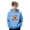 Swt 41# Sky Blue, variant on WAYUTE Girls Sweatshirts Cute Cow Print Hooded Sweatshirt for Boys Soft Casual Pullover with Pocket