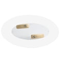 thumbnail image 5 of Christopher Knight Home 45.67" Modern Sculptural Oval Glass Coffee Table with MGO Base, Natural, 5 of 6