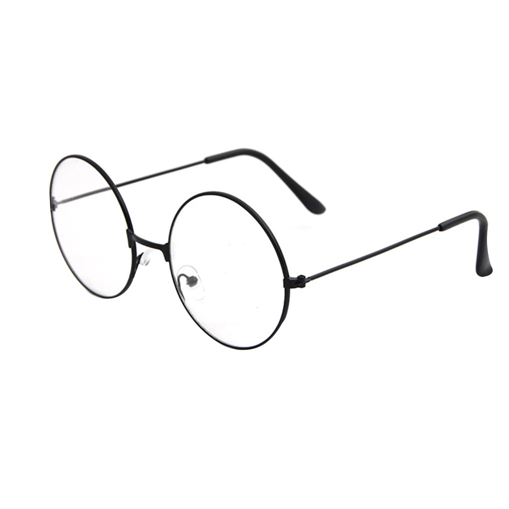 Retro Women Men Optical Glasses Round Metal Frame Boys Girls Decorative Vintage Eyeglasses