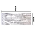 thumbnail image 4 of Paquete de 4 cortinas de aluminio con flecos metálicos, cortinas brillantes para cumpleaños, bodas, fiestas, decoraciones de Navidad (plata) Adepaton SNFLD1227, 4 of 5