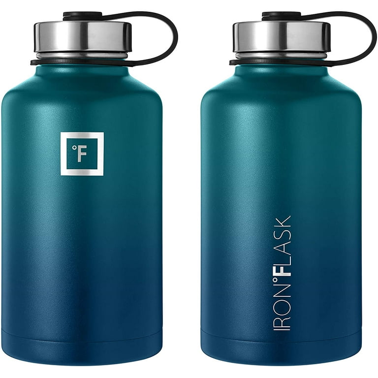  IRON FLASK Sports Water Bottle - 22 Oz 3 Lids