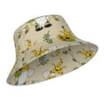 thumbnail image 2 of Easygdp Gnomes Bees And Sunflowers Double-Sided Reflective Fisherman Hat,Sun Visor,Casual Hat,Fluorescent Hat,Suitable For Outdoor And Night Walking,Unisex, 2 of 9