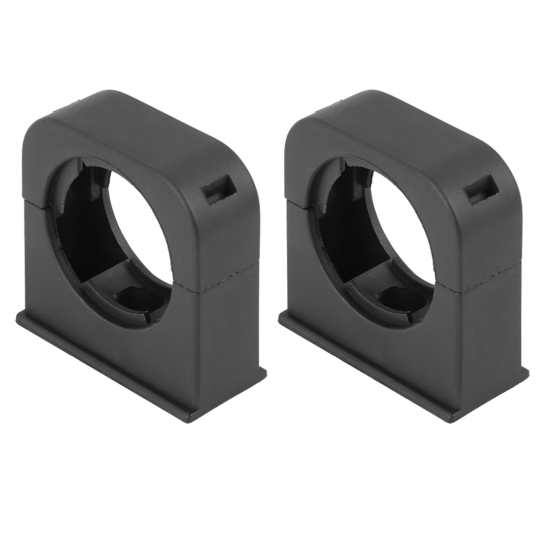 Corrugated Hose Holder AD28.5 Pipe Clamp with Lid 2Pcs 41x42mm Car