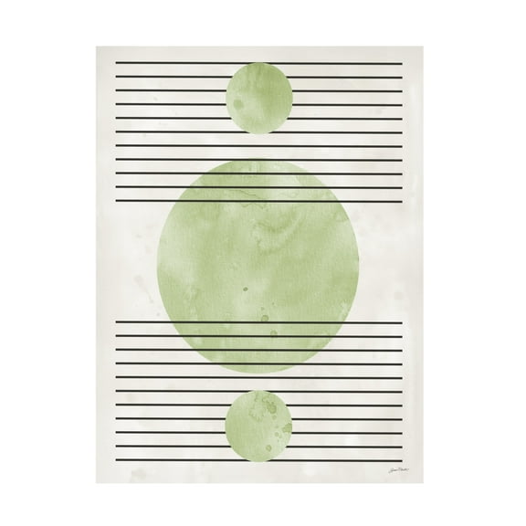 Canvas Wall Art - Jean Plout 'Mid Century Boho 5' Wall Art for Living Room, Bedroom, or Office Décor by Trademark Fine Art - 14 x 19 Inches