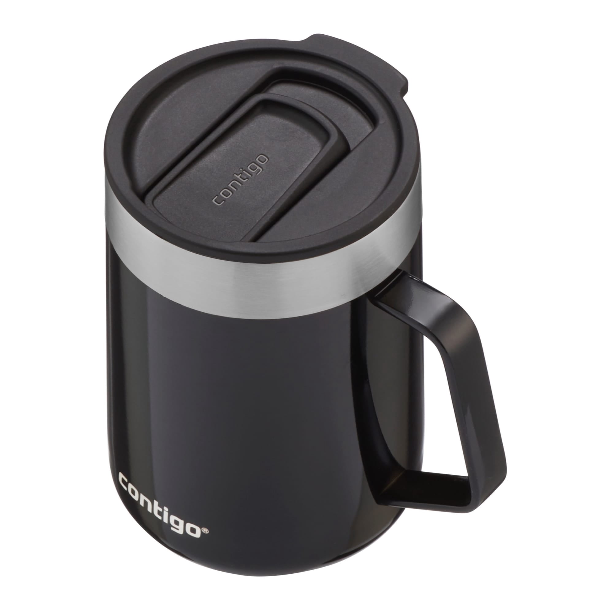 (4 pack) Contigo Streeterville Stainless Steel Mug with Handle, 14oz., Licorice