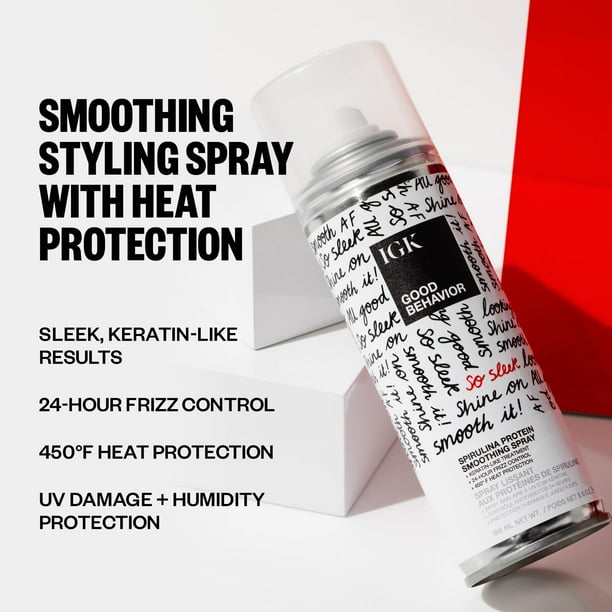 IGK GOOD BEHAVIOR Spirulina Protein Smoothing Spray 5.6 oz. Walmart