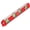 Red, variant on 12 Inch Torpedo Level, Magnetic Small Leveler Tool, Plumbing Level with Pitch Vial, Aluminum Reinforced, 4 Bubbles, V-Groove for Conduit Bending