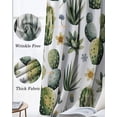 thumbnail image 3 of Modern Cactus Blackout Curtains for Bedroom Living Room Darkening Curtains 96 Inches Long Spring Watercolor Country Green Plant Window Curtain 2 Panels Set Window Treatment Grommet Drapes 52"x96", 3 of 9